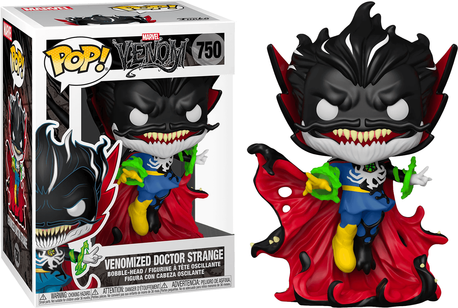 FUN53792 Venom (comics) - Venomized Doctor Strange with Energy Glow US Exclusive Pop! Vinyl [RS] - Funko - Titan Pop Culture