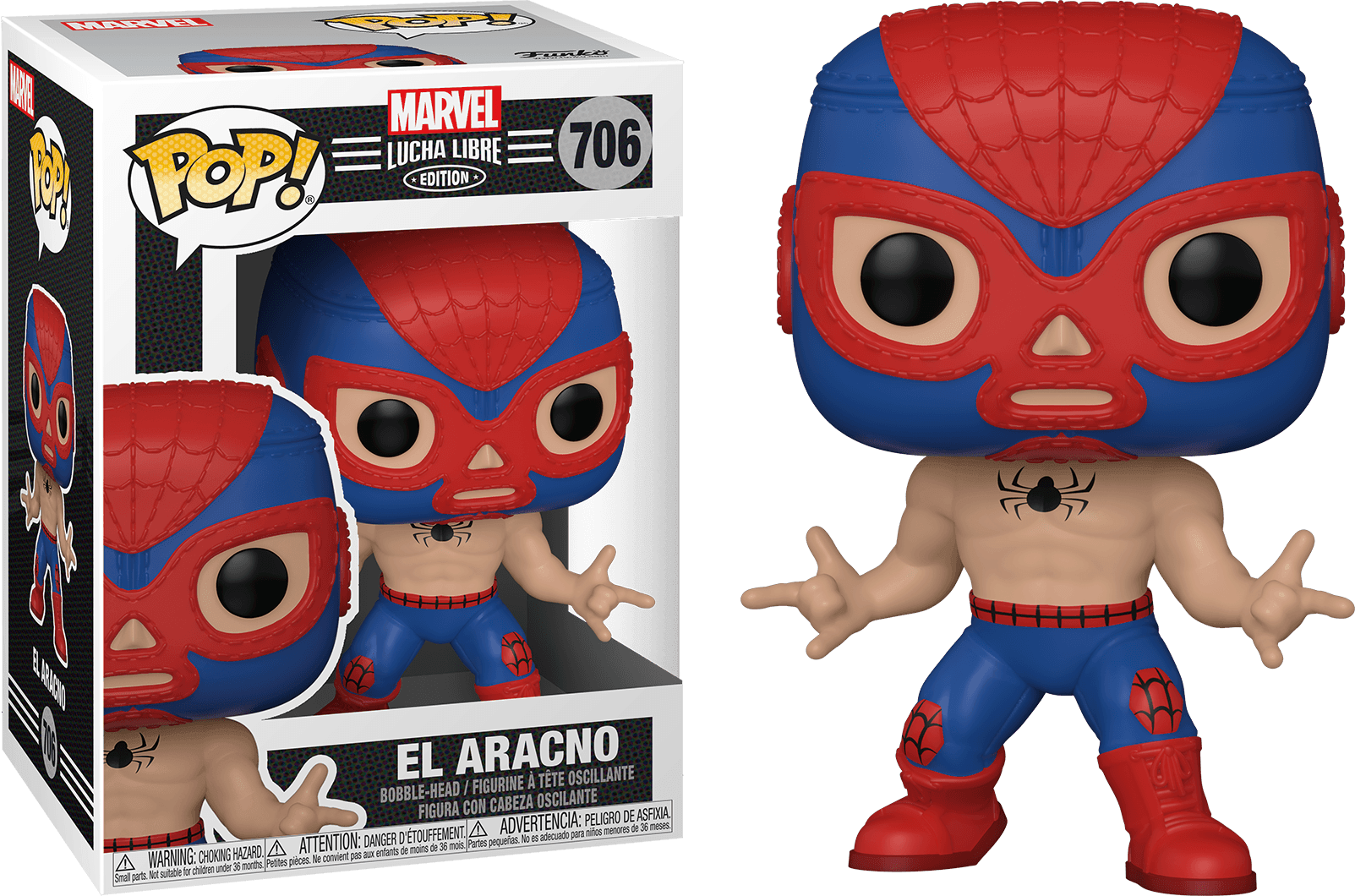 FUN53862 Marvel Lucha Libre - El Aracno Pop! Vinyl - Funko - Titan Pop Culture