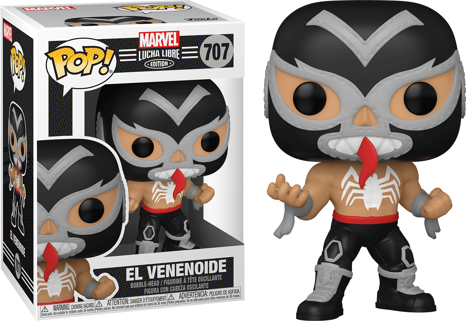 FUN53869 Marvel Lucha Libre - El Venenoide Pop! Vinyl - Funko - Titan Pop Culture