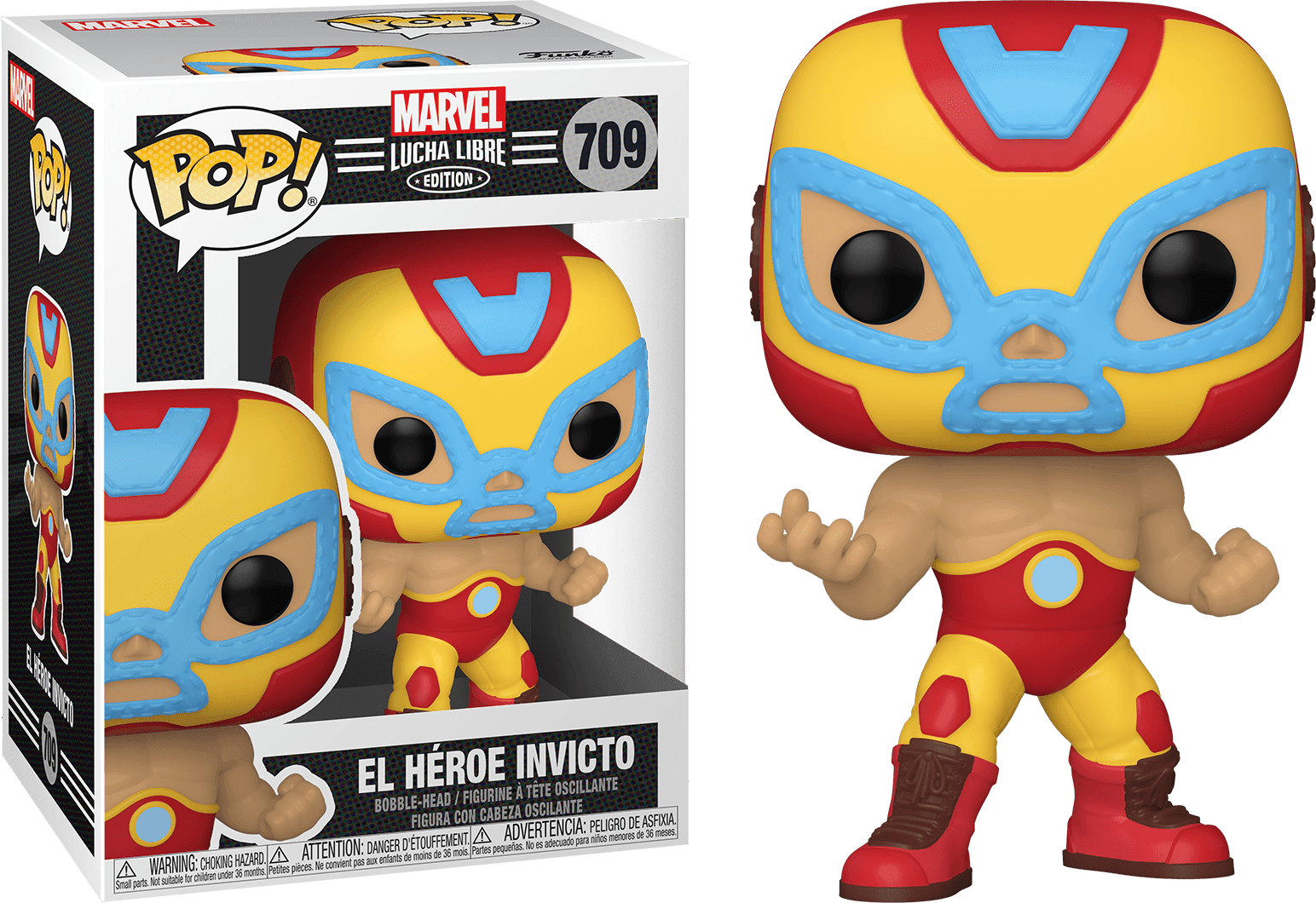 FUN53871 Marvel Lucha Libre - El Heroe Invicto Pop! Vinyl - Funko - Titan Pop Culture