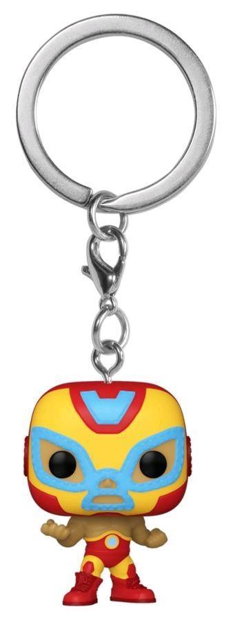 FUN53893 Marvel Lucha Libre - El Heroe Invicto Pocket Pop! Keychain - Funko - Titan Pop Culture