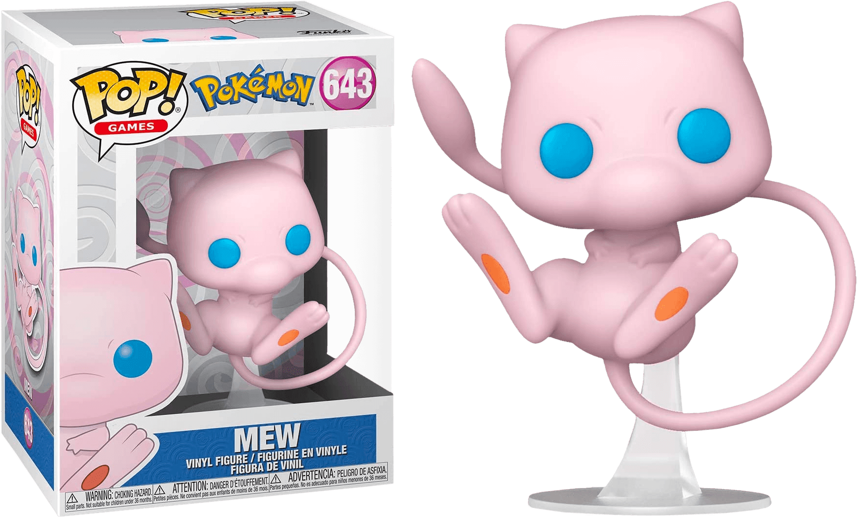 FUN54043 Pokemon - Mew Pop! Vinyl [RS] - Funko - Titan Pop Culture