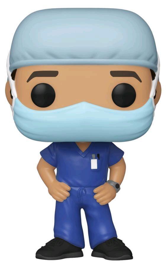 FUN54046 Pop! Heroes - Front Line Worker Male Purple Pop! Vinyl - Funko - Titan Pop Culture