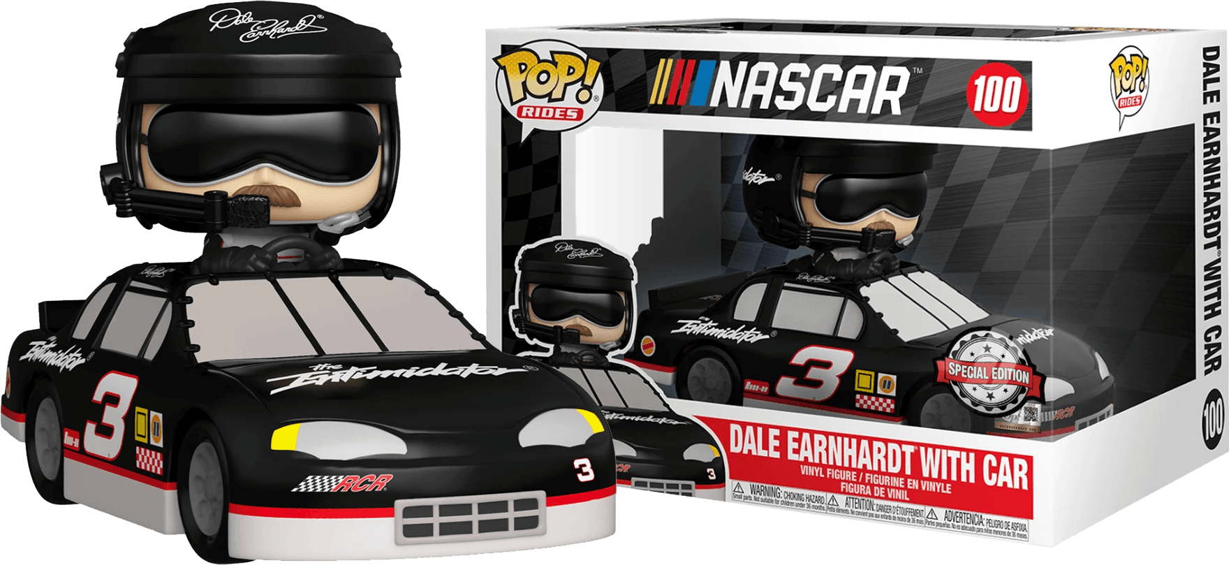 FUN54300 NASCAR - Dale Earnhardt Sr with Car US Exclusive Pop! Ride [RS] - Funko - Titan Pop Culture