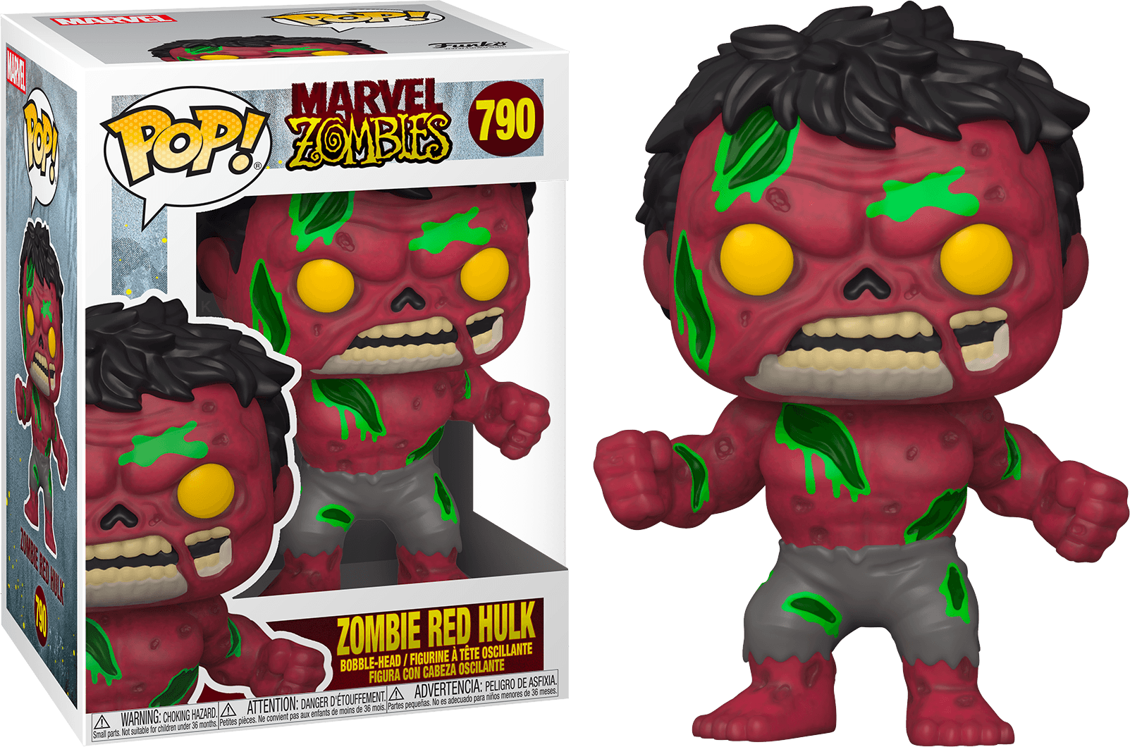 FUN54474 Marvel Zombies - Red Hulk Pop! Vinyl - Funko - Titan Pop Culture