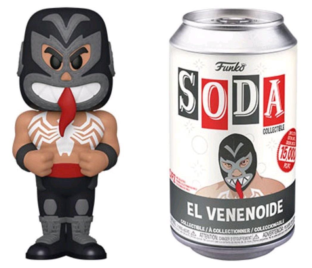 FUN54505 Spider-Man - Venom Luchadore (with chase) Vinyl Soda - Funko - Titan Pop Culture