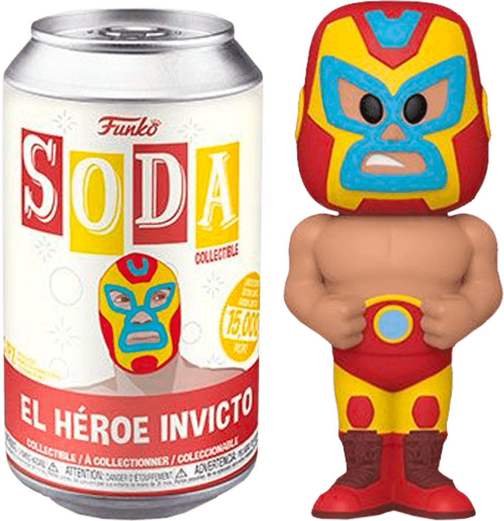 FUN54506 Iron Man - Iron Man Luchadore (with chase) Vinyl Soda - Funko - Titan Pop Culture