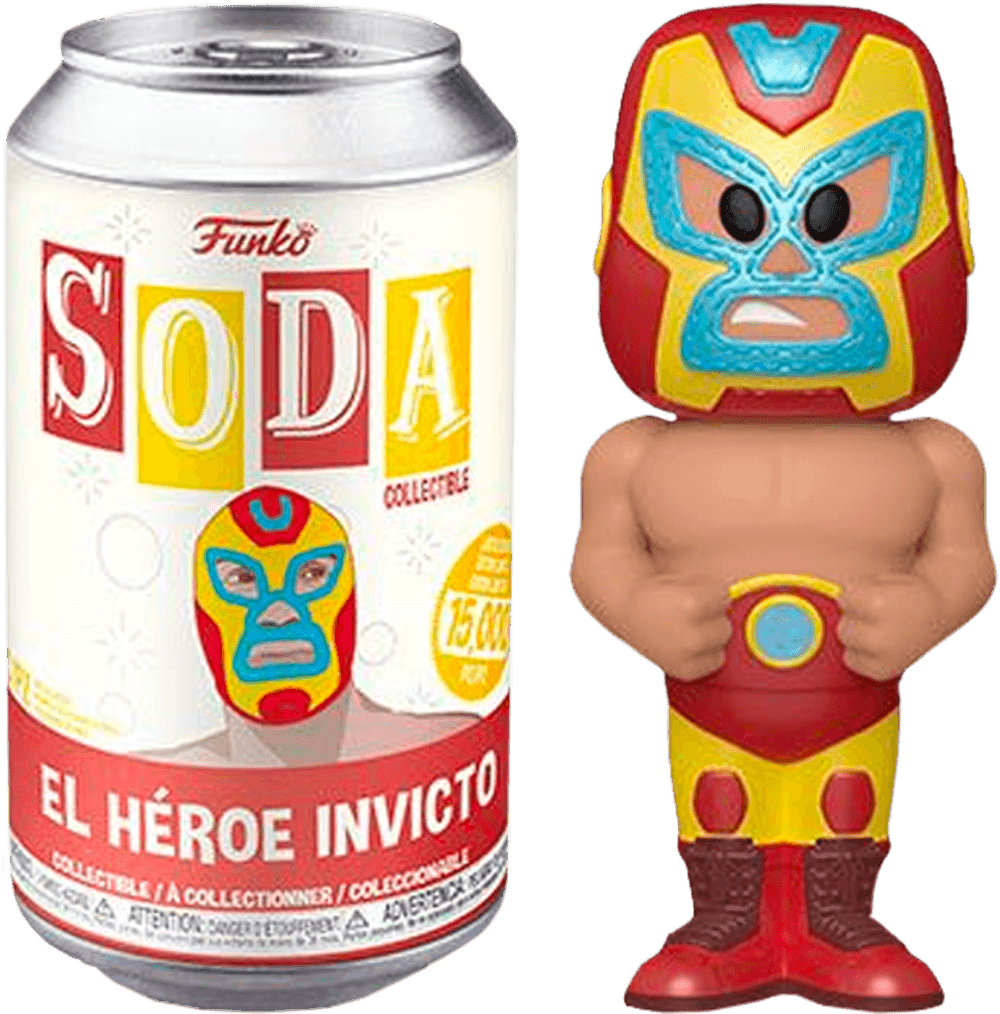 FUN54506 Iron Man - Iron Man Luchadore (with chase) Vinyl Soda - Funko - Titan Pop Culture
