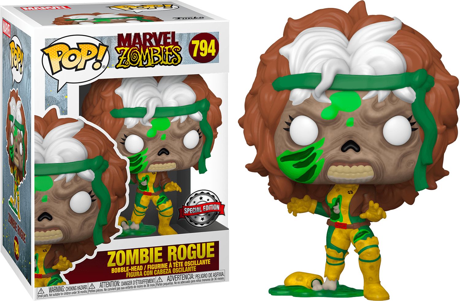 FUN54561 Marvel Zombies - Rogue US Exclusive Pop! Vinyl [RS] - Funko - Titan Pop Culture