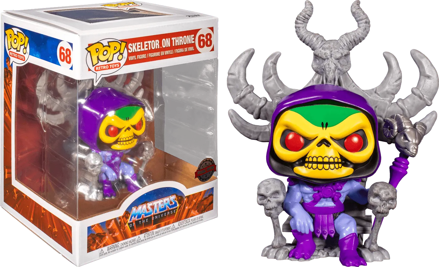 FUN54586 Masters of the Universe - Skeletor on Throne Pop! Deluxe - Funko - Titan Pop Culture