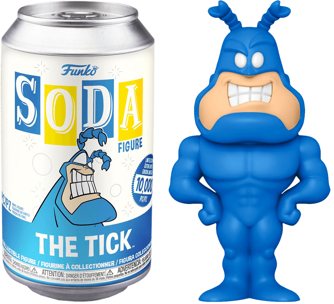 FUN54600 The Tick - The Tick (with chase) Vinyl Soda - Funko - Titan Pop Culture