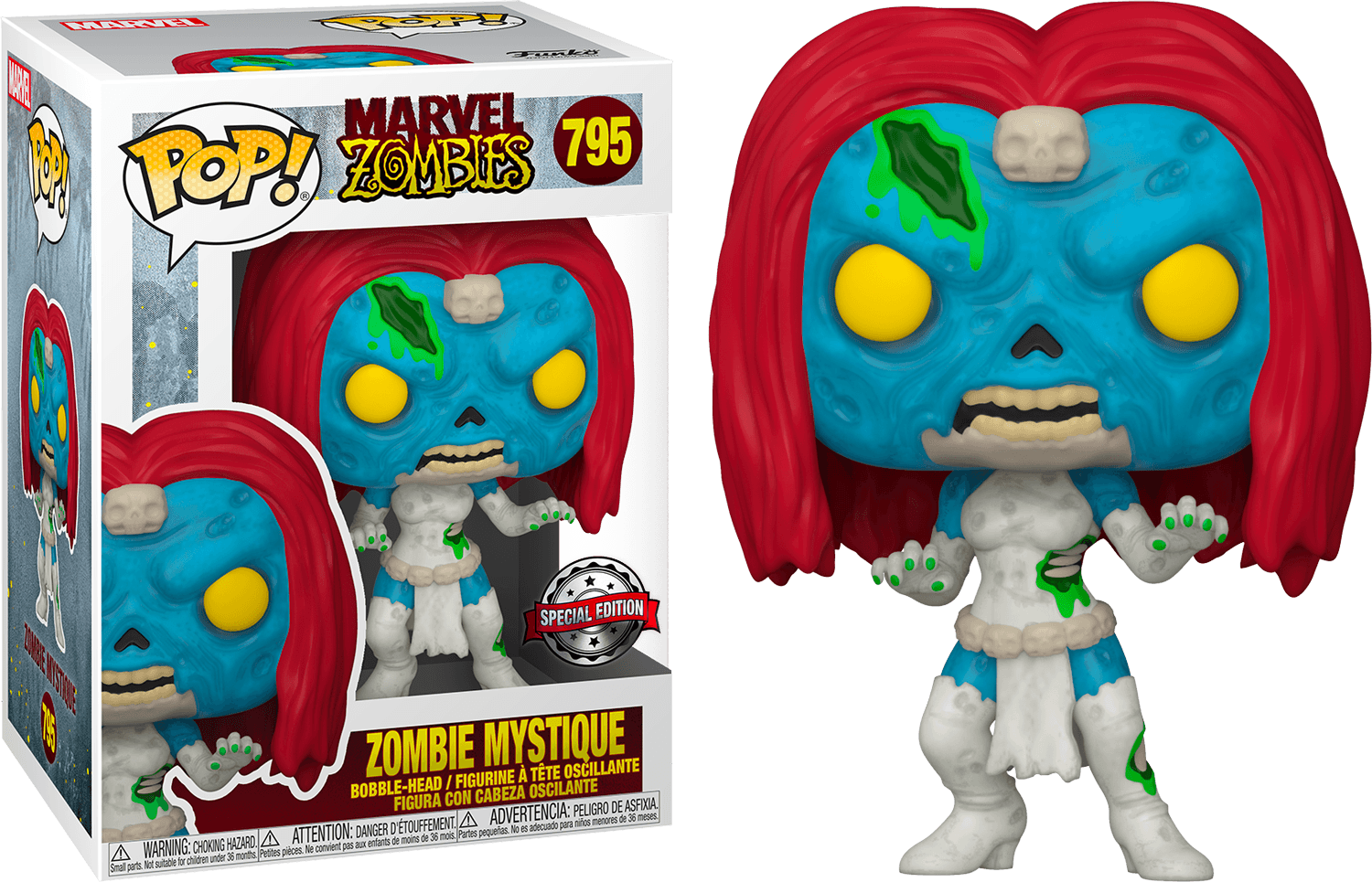 FUN54636 Marvel Zombies - Mystique US Exclusive Pop! Vinyl [RS] - Funko - Titan Pop Culture