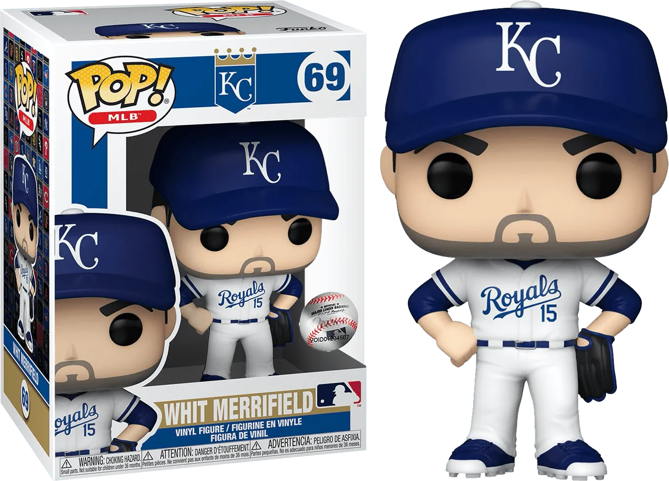 FUN54648 MLB: Royals - Whit Merrifeld (Home) Pop! Vinyl - Funko - Titan Pop Culture