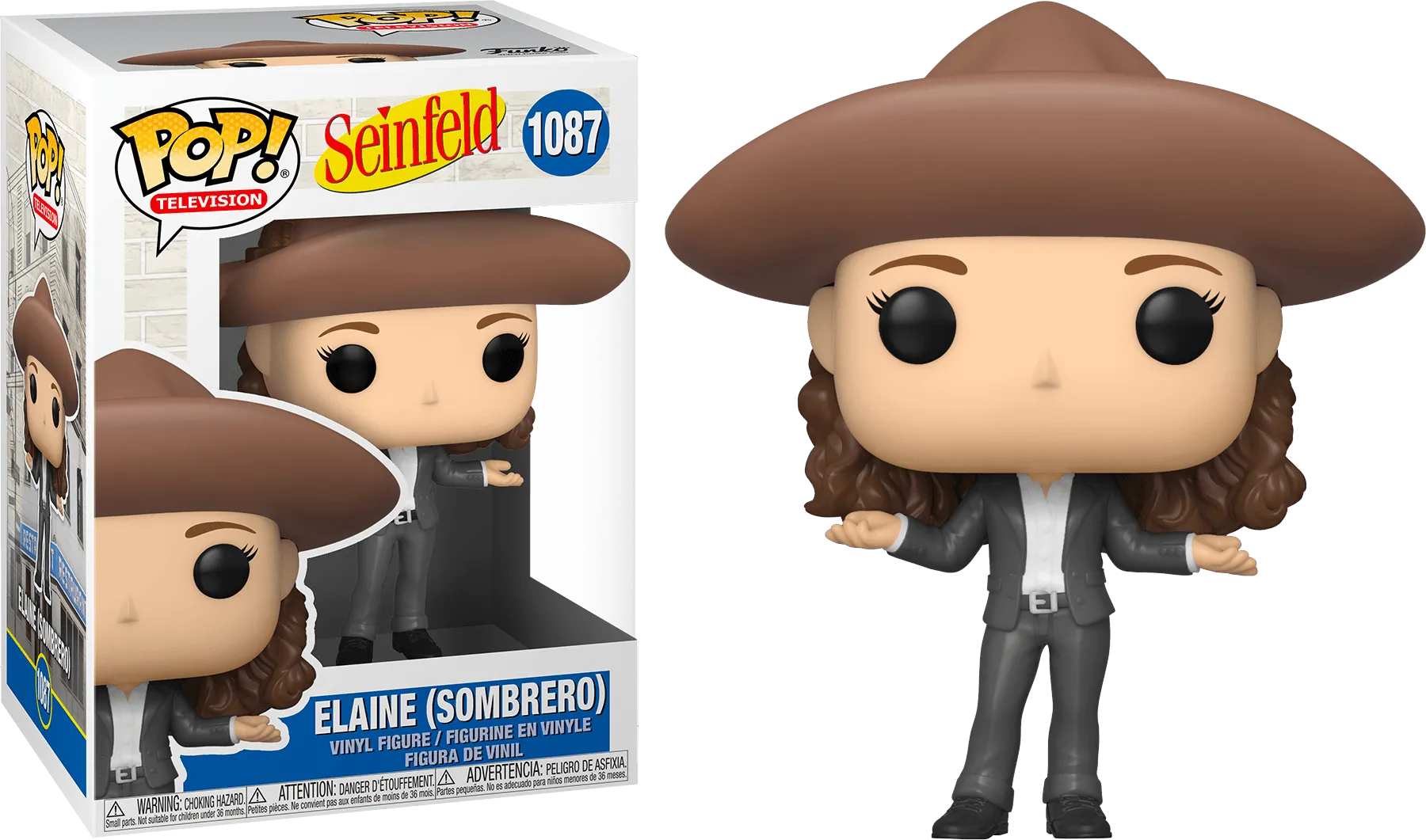 FUN54678 Seinfeld - Elaine in Sombrero Pop! Vinyl - Funko - Titan Pop Culture