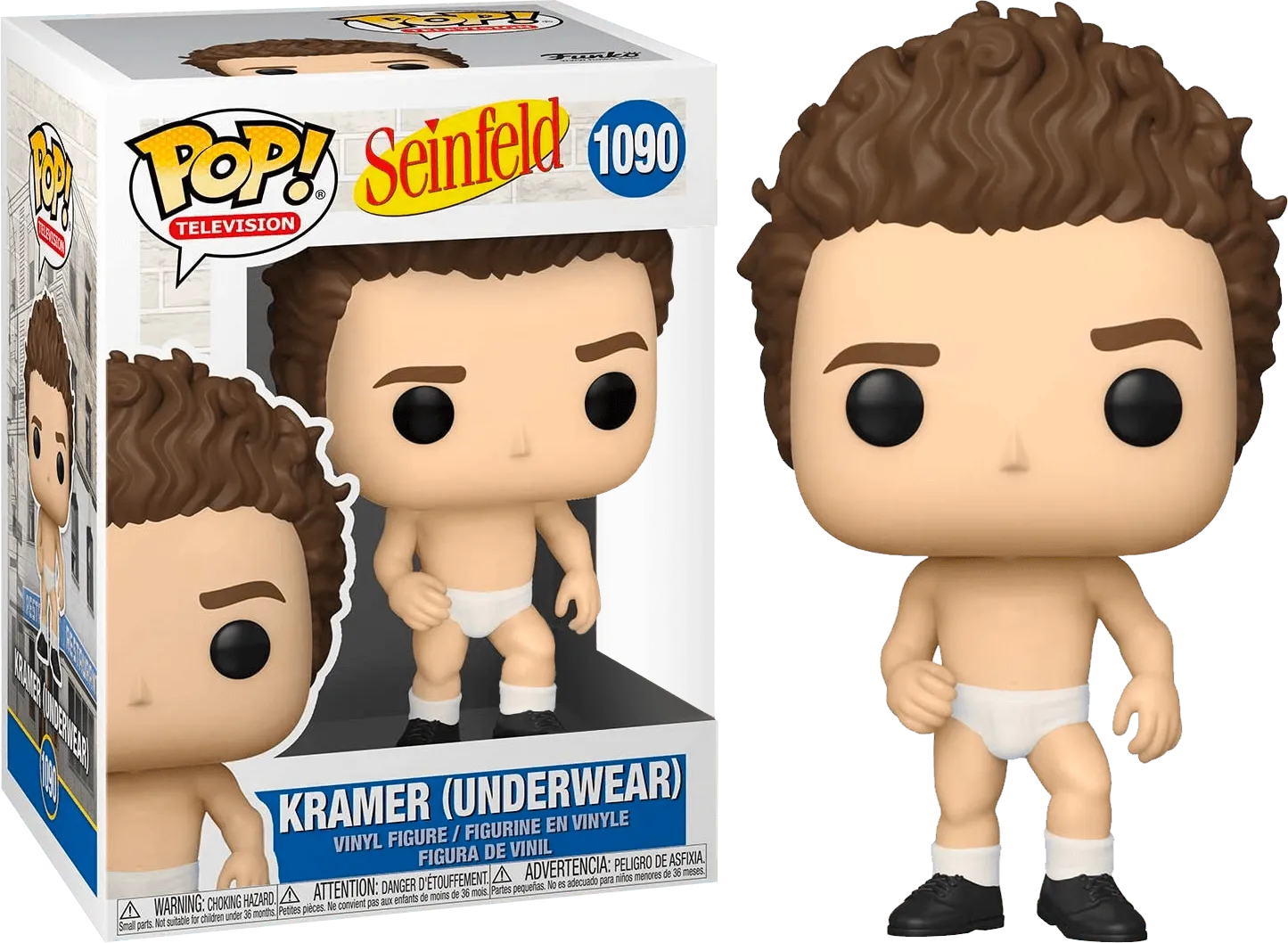 FUN54683 Seinfeld - Kramer in Underwear US Exclusive Pop! Vinyl [RS] - Funko - Titan Pop Culture