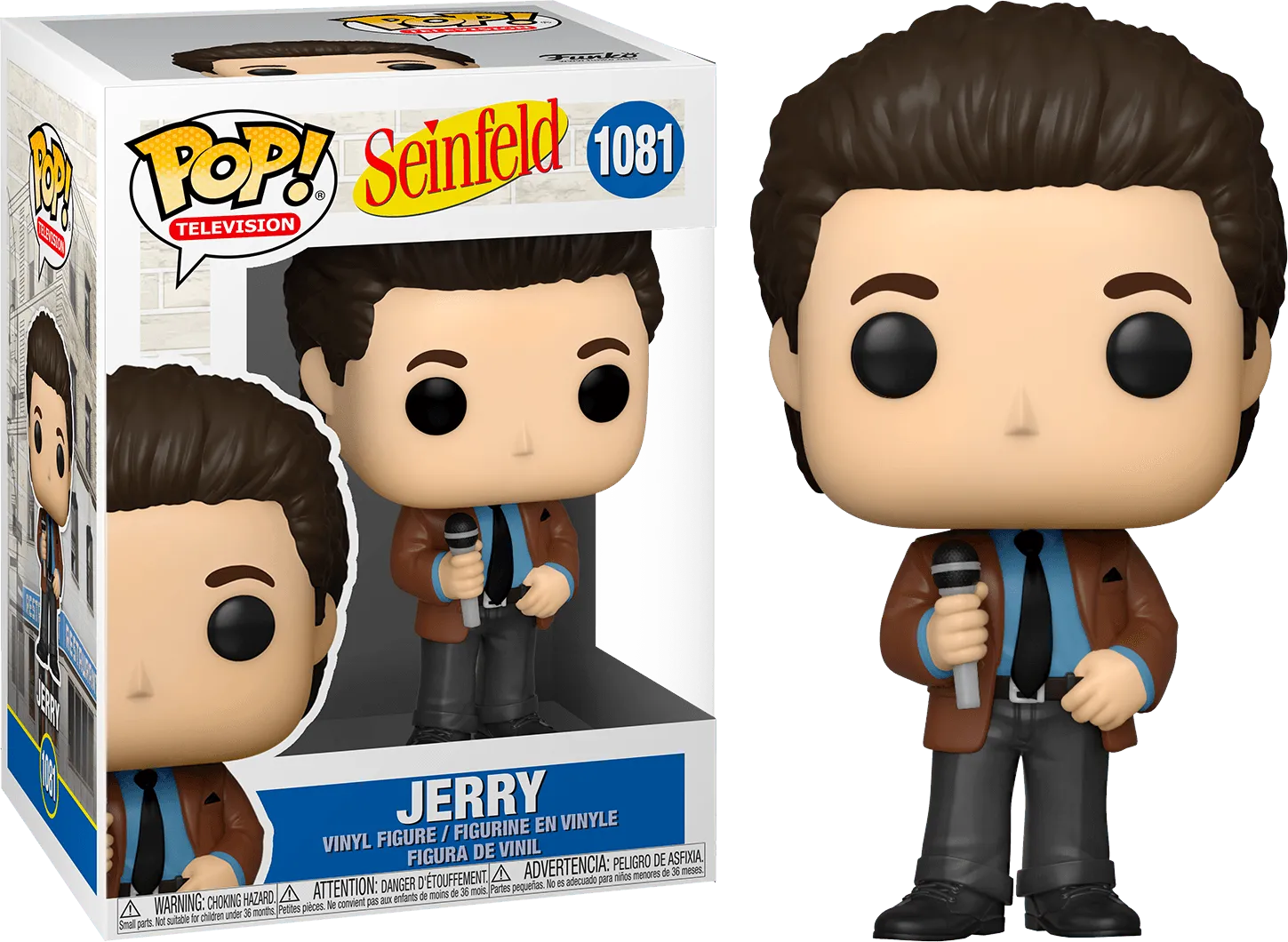 FUN54734 Seinfeld - Jerry doing Standup Pop! Vinyl - Funko - Titan Pop Culture