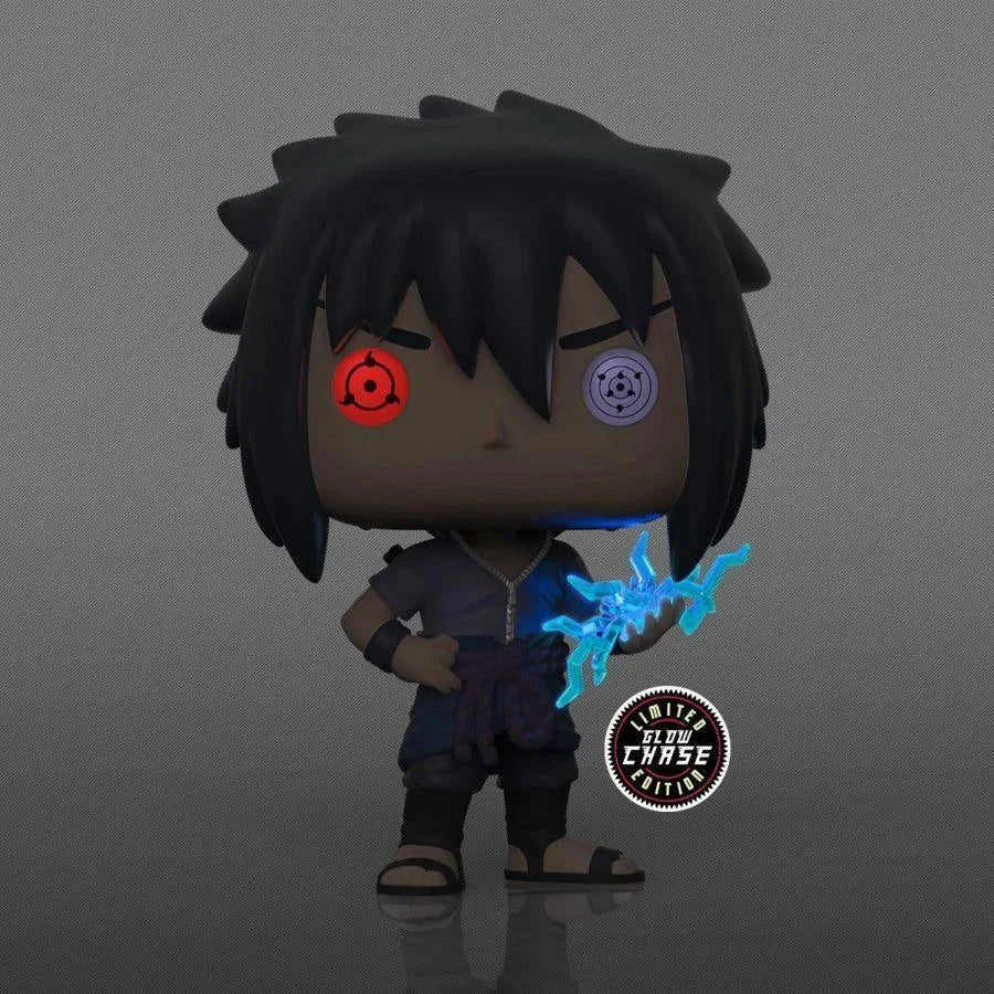 FUN55049CBUNDLE Naruto: Shippuden - Sasuke Rinnegan US Exclusive Pop! Vinyl - Chase Case [RS] - Funko - Titan Pop Culture