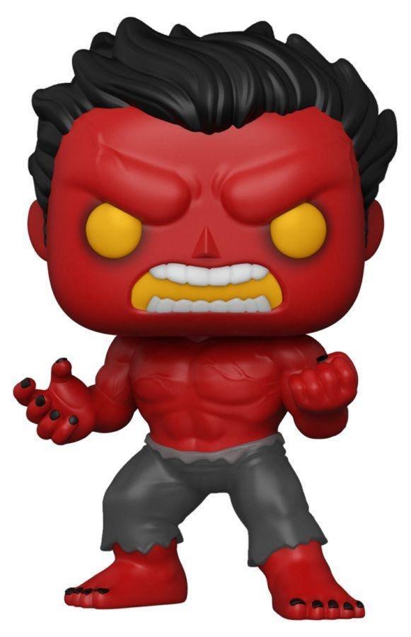 FUN55084CASE Marvel Comics - Red Hulk US Exclusive Pop! Vinyl - Chase Case [RS] - Funko - Titan Pop Culture