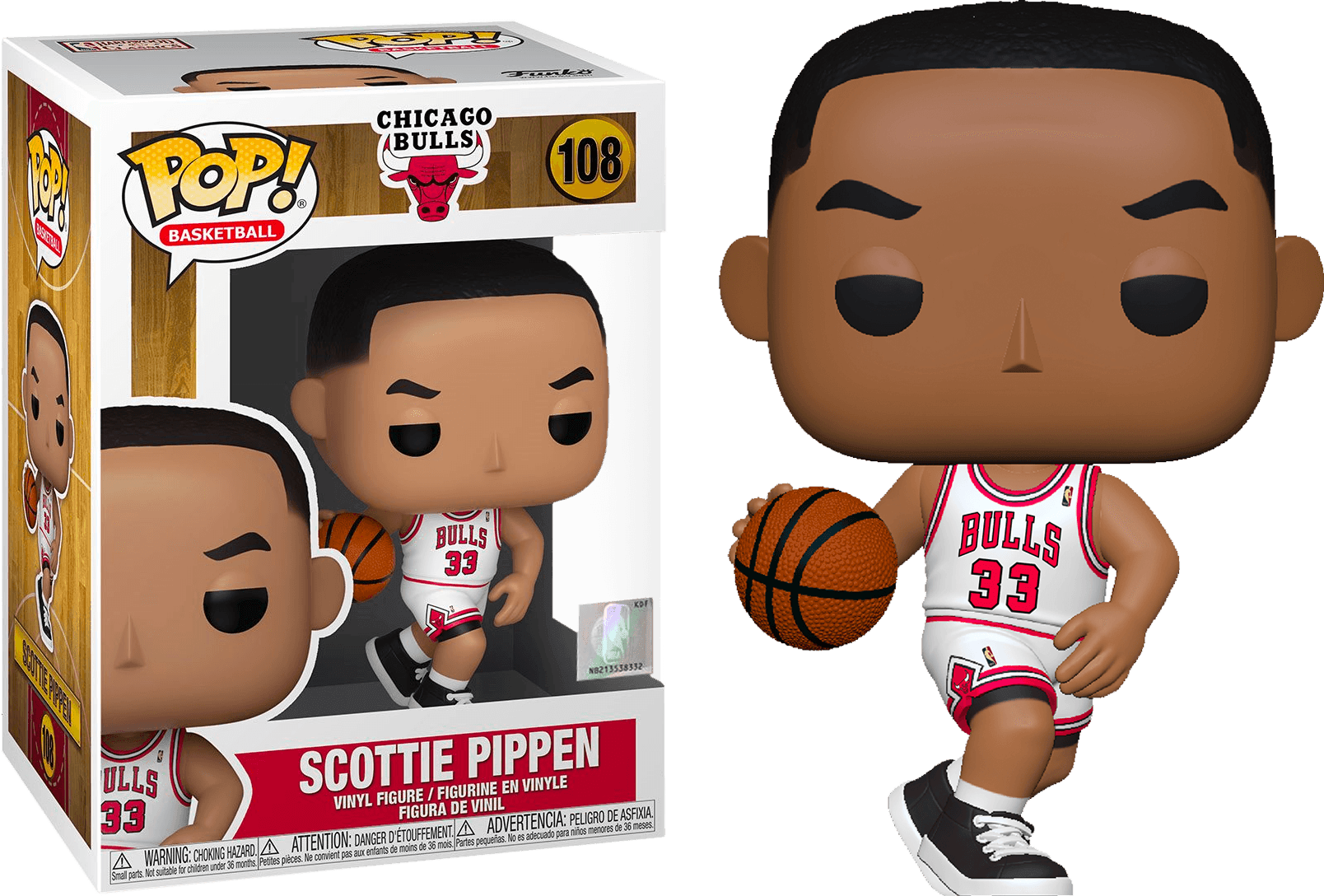 FUN55221 NBA: Legends - Scottie Pippen (Bulls Home) Pop! Vinyl - Funko - Titan Pop Culture