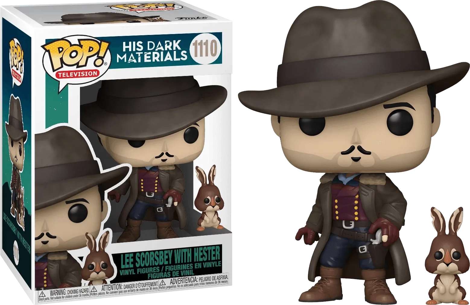 FUN55222 His Dark Materials - Lee with Hester Pop! Vinyl - Funko - Titan Pop Culture