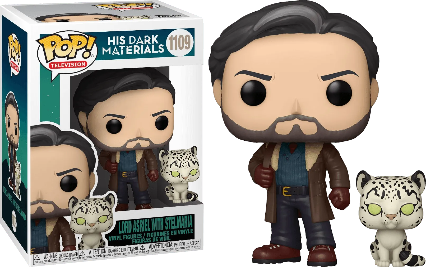 FUN55223 His Dark Materials - Asriel with Stelmaria Pop! Vinyl - Funko - Titan Pop Culture