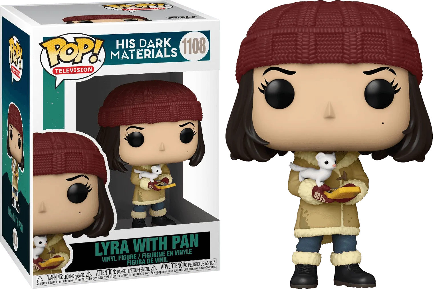 FUN55224 His Dark Materials - Lyra with Pan Pop! Vinyl - Funko - Titan Pop Culture