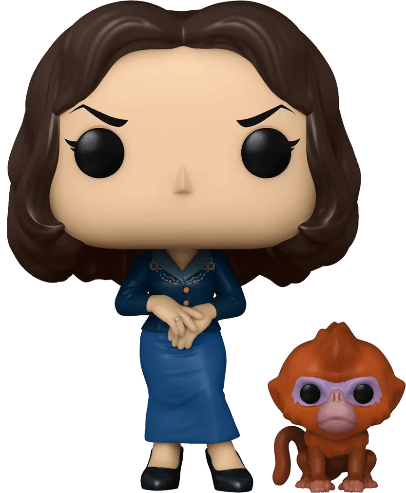 FUN55225 His Dark Materials - Mrs Coulter with Daemon Pop! Vinyl - Funko - Titan Pop Culture