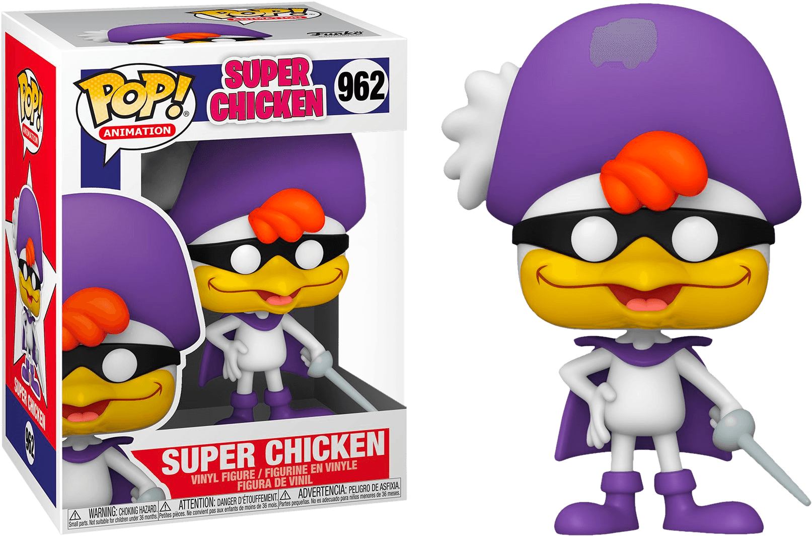FUN55286 Super Chicken - Super Chicken Pop! Vinyl - Funko - Titan Pop Culture