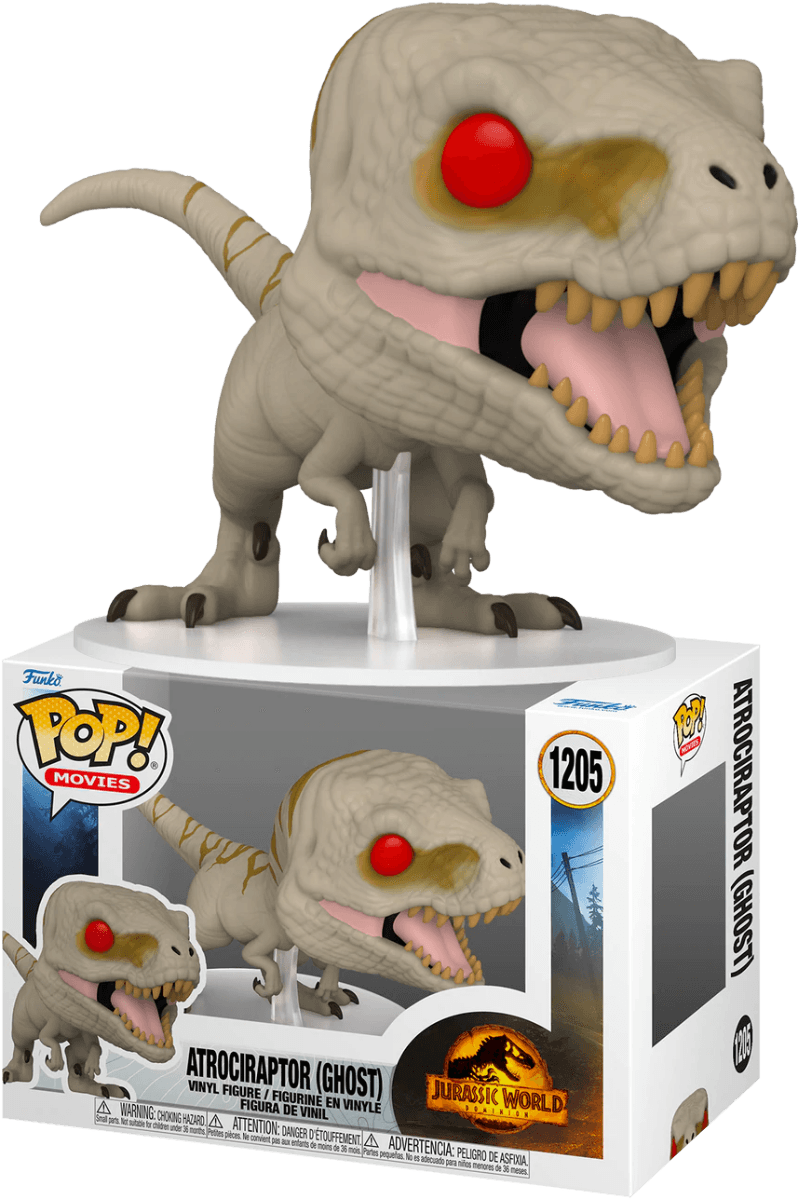 FUN55289 Jurassic World 3: Dominion - Atrociraptor (Ghost) Pop! Vinyl - Funko - Titan Pop Culture