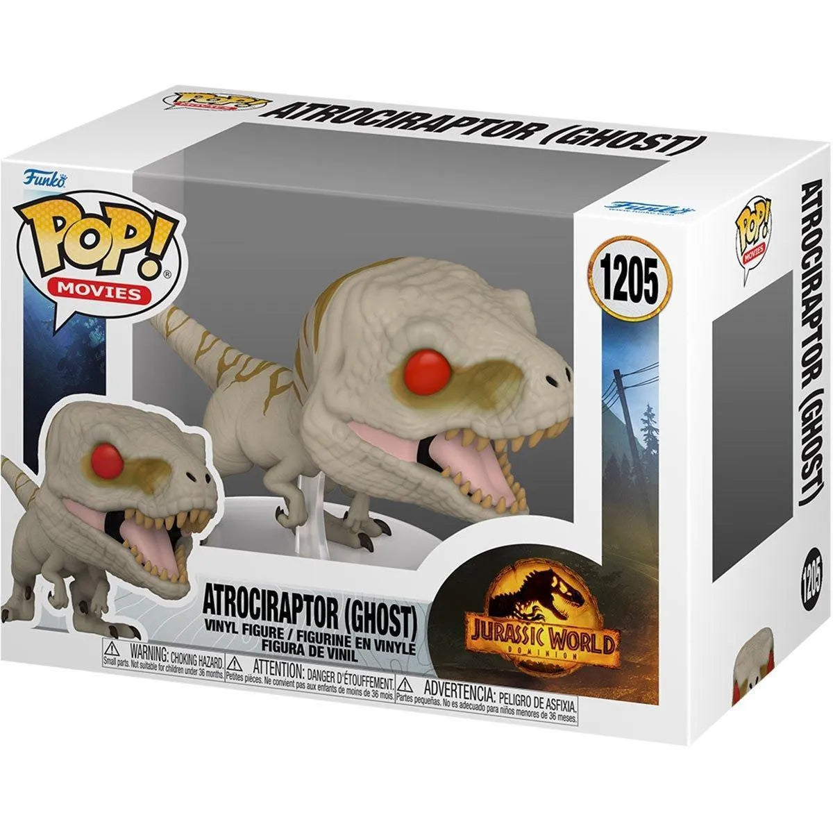 FUN55289 Jurassic World 3: Dominion - Atrociraptor (Ghost) Pop! Vinyl - Funko - Titan Pop Culture