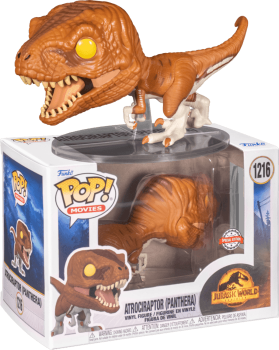 FUN55290 Jurassic World 3: Dominion - Atrociraptor (Panthera) US Exclusive Pop! Vinyl [RS] - Funko - Titan Pop Culture