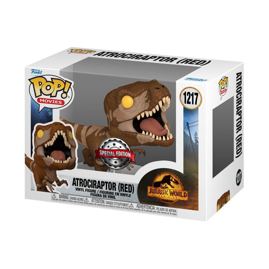 FUN55291 Jurassic World 3: Dominion - Atrociraptor (Red) US Exclusive Pop! Vinyl [RS] - Funko - Titan Pop Culture