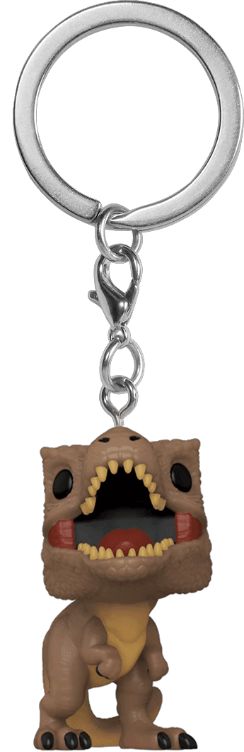 FUN55300 Jurassic World 3: Dominion - T.Rex Pocket Pop! Keychain - Funko - Titan Pop Culture