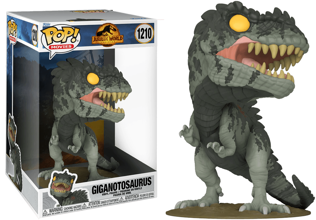 FUN55378 Jurassic World 3: Dominion - Giganotosaurus 10" Pop! Vinyl - Funko - Titan Pop Culture