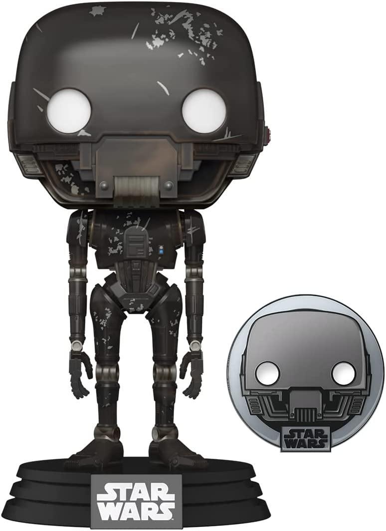 FUN55497 Star Wars: Across the Galaxy - K-2SO US Exclusive Pop! Vinyl with Pin [RS] - Funko - Titan Pop Culture