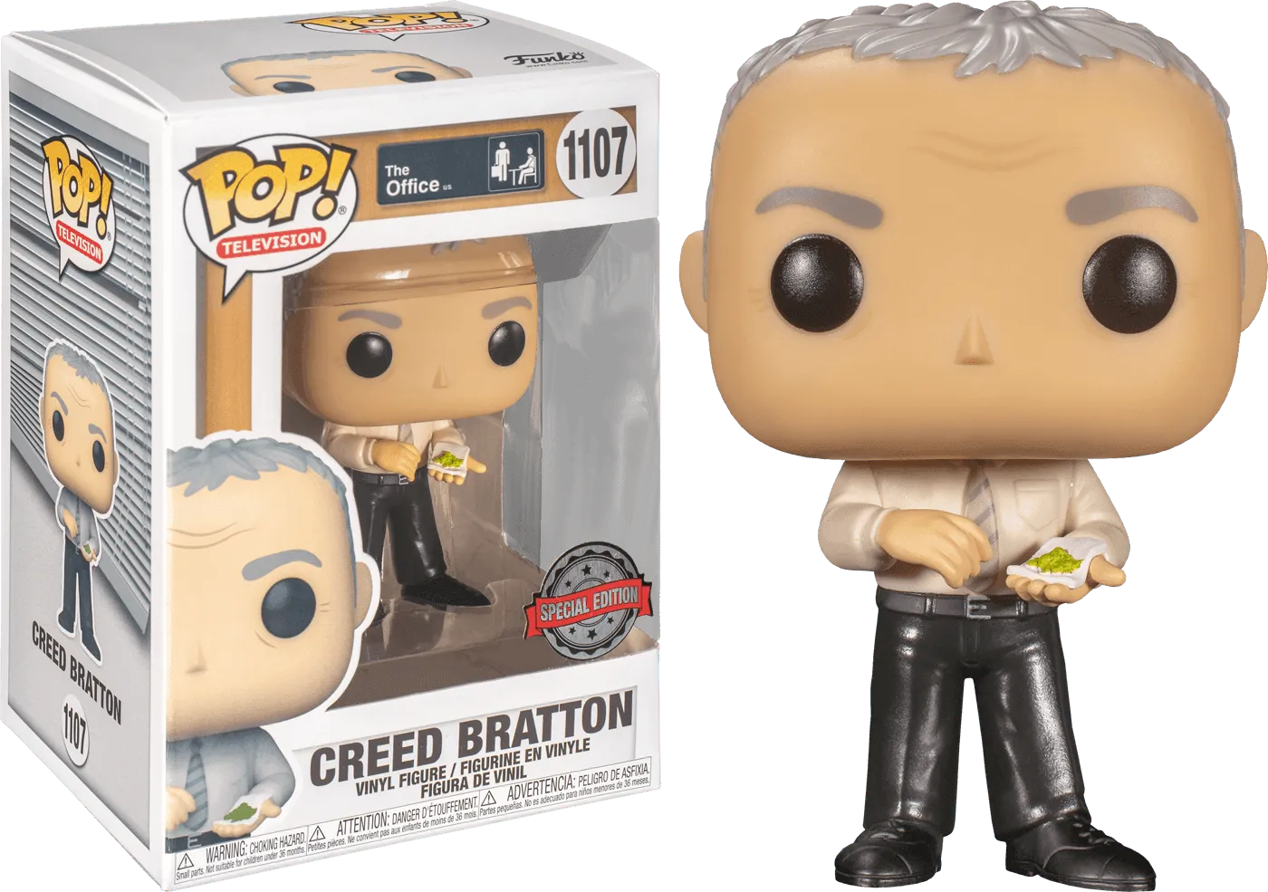 FUN55637 The Office - Creed with Mung Beans US Exclusive Pop! Vinyl [RS] - Funko - Titan Pop Culture