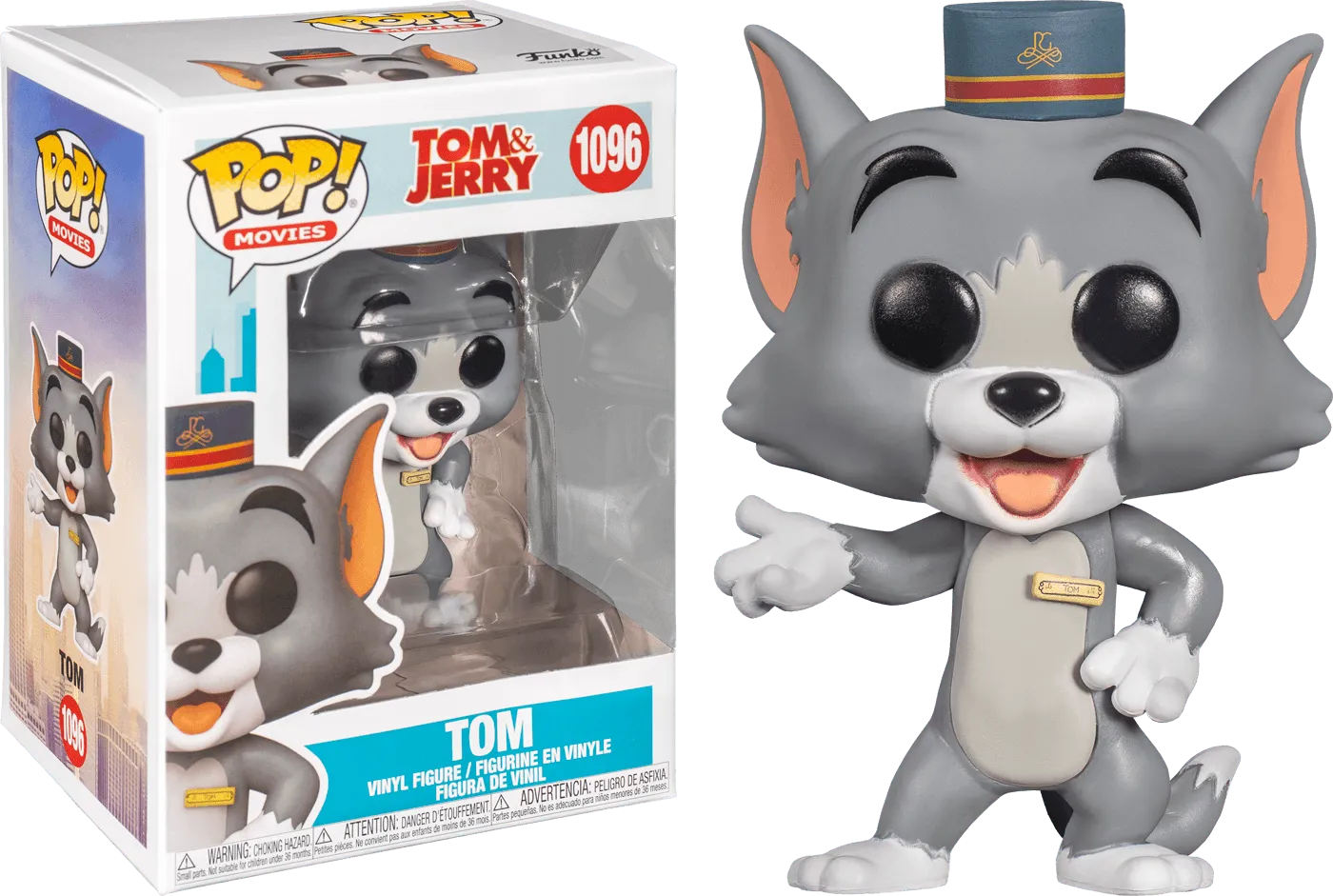 FUN55748 Tom and Jerry (2021) - Tom with Hat Pop! Vinyl - Funko - Titan Pop Culture