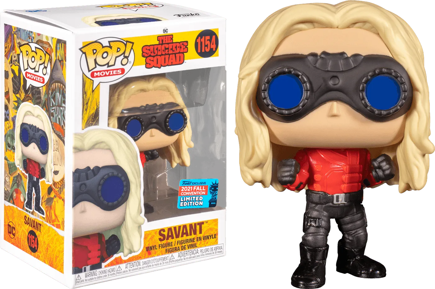 FUN56012 The Suicide Squad - Savant NYCC 2021 US Exclusive Pop! Vinyl - Less Than Perfect - Funko - Titan Pop Culture