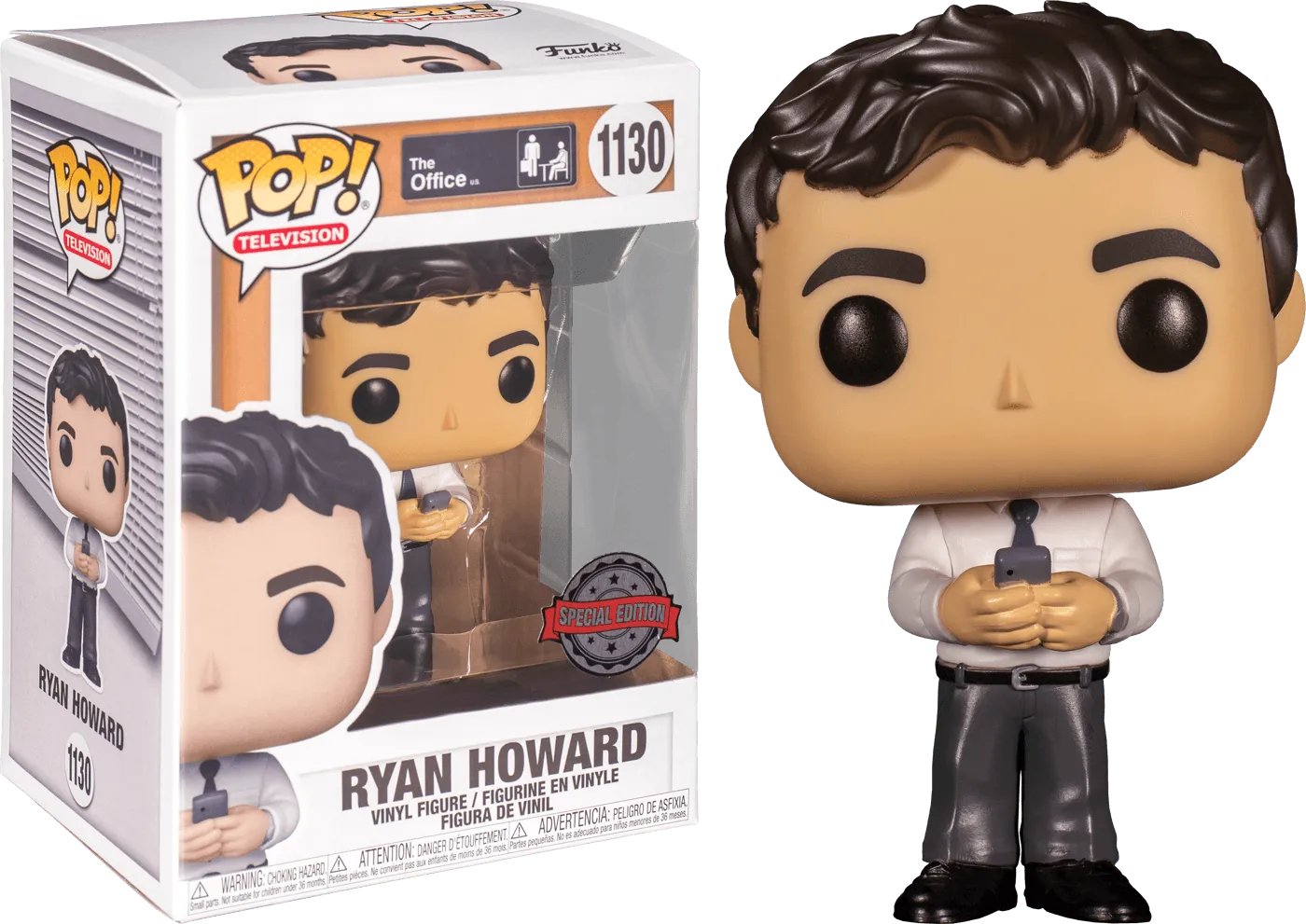 FUN56149 The Office - Ryan Howard US Exclusive Pop! Vinyl [RS] - Funko - Titan Pop Culture