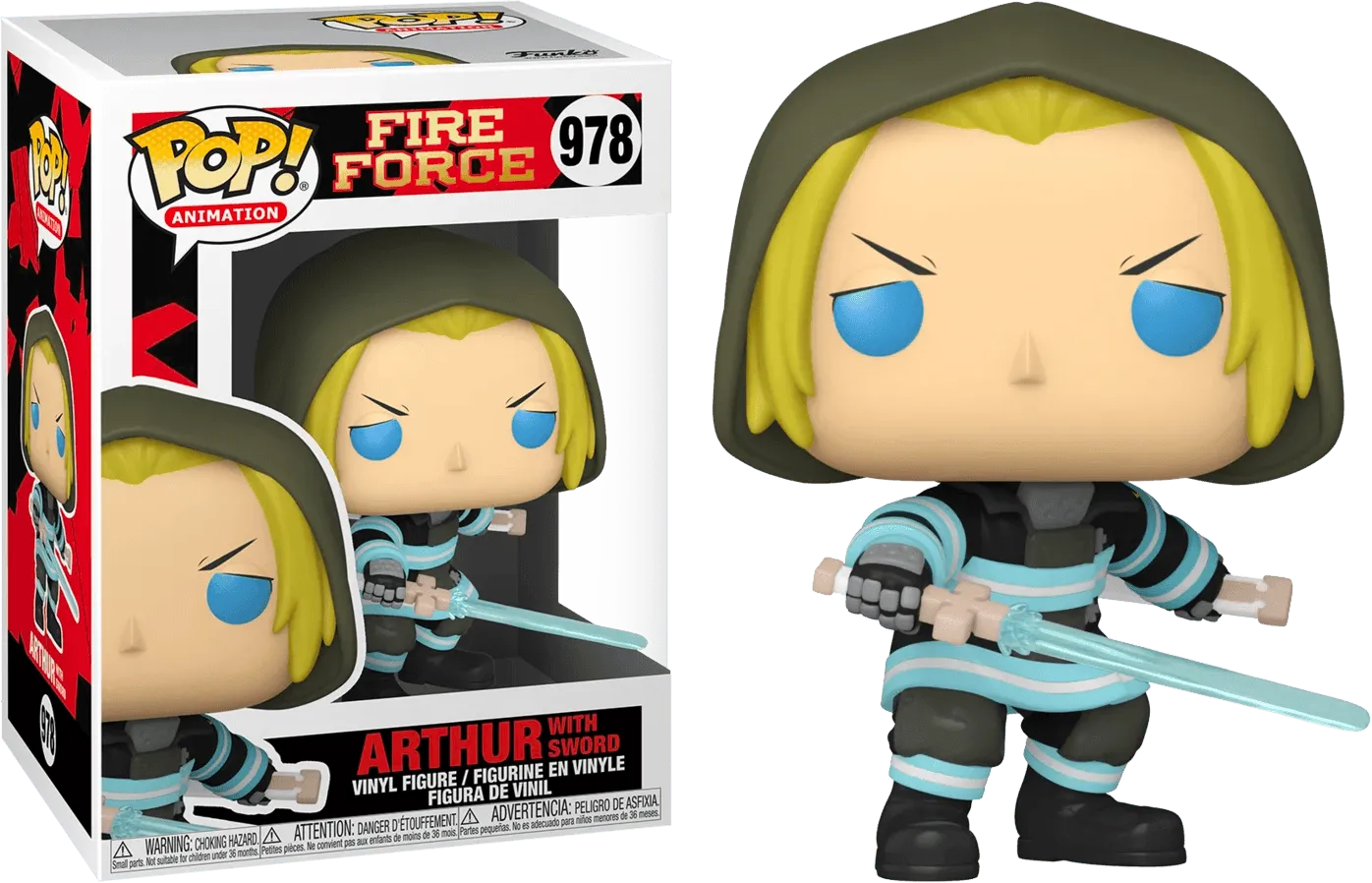 FUN56156 Fire Force - Arthur with Sword Pop! Vinyl - Funko - Titan Pop Culture