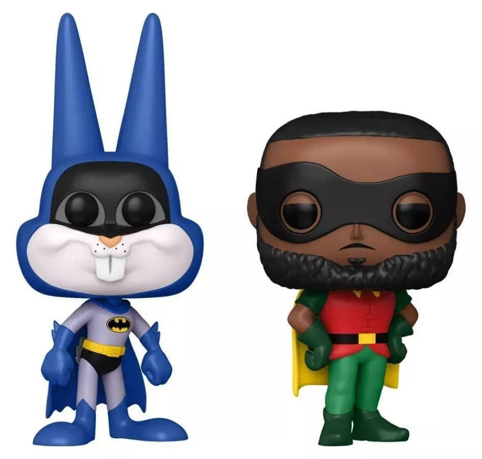 FUN56231 Space Jam 2: A New Legacy - Bugs Bunny as Batman & LeBron James as Robin Pop! 2-Pack - Funko - Titan Pop Culture