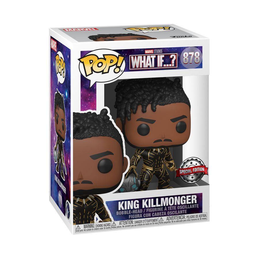 FUN56264 What If - King Killmonger Pop! Vinyl [RS] - Funko - Titan Pop Culture