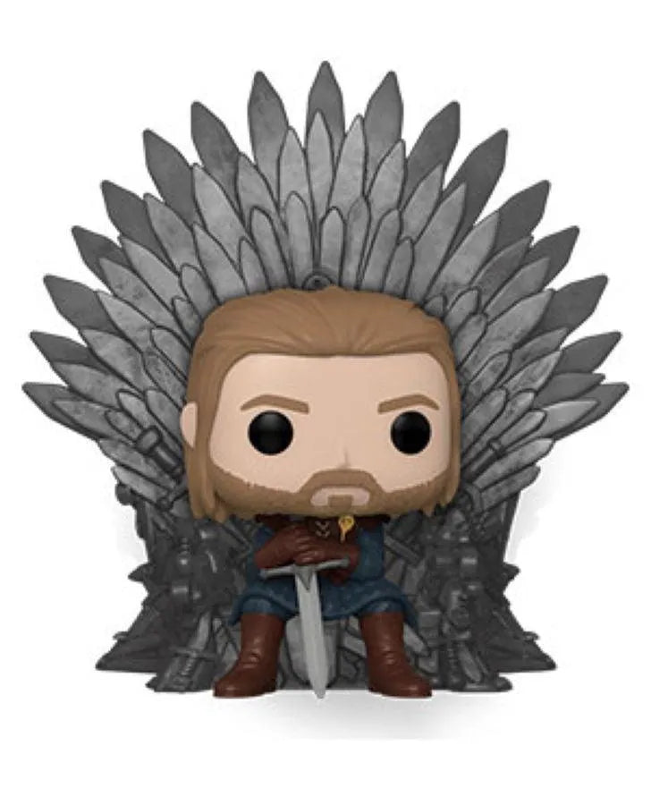 FUN56791 Game of Thrones - Ned Stark on Throne Pop! Deluxe - Funko - Titan Pop Culture