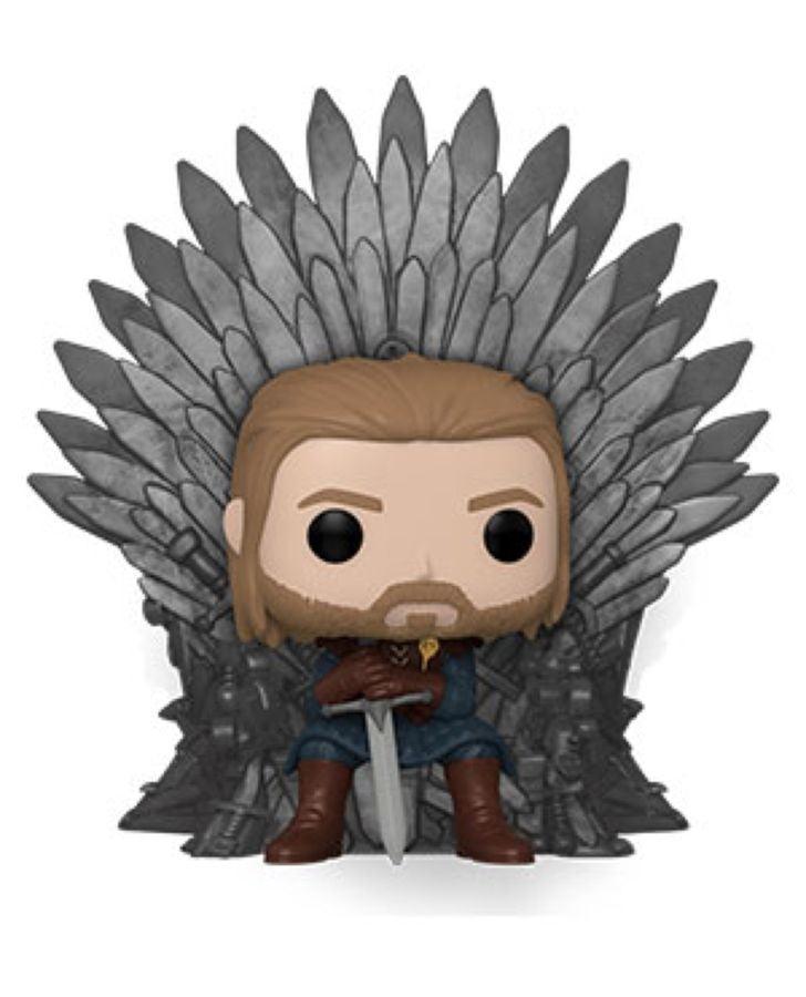 FUN56791 Game of Thrones - Ned Stark on Throne Pop! Deluxe - Funko - Titan Pop Culture