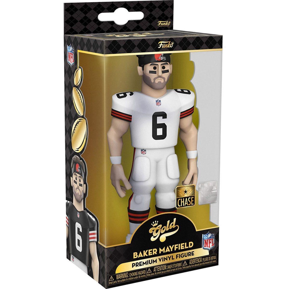 FUN57285 NFL: Browns - Baker Mayfield (with chase) 5" Vinyl Gold - Funko - Titan Pop Culture