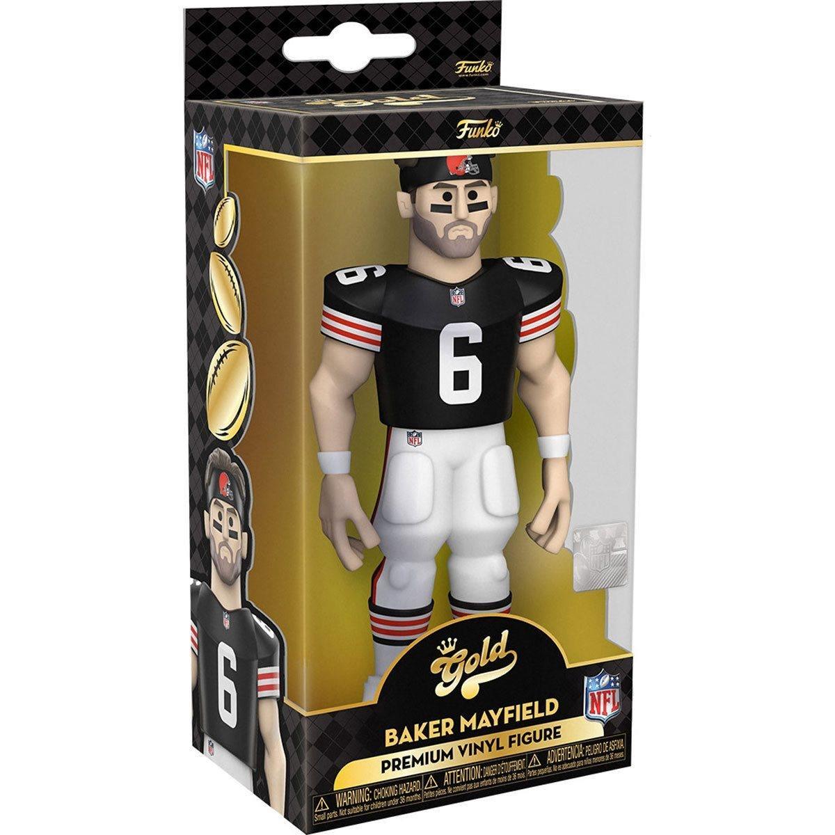 FUN57285 NFL: Browns - Baker Mayfield (with chase) 5" Vinyl Gold - Funko - Titan Pop Culture