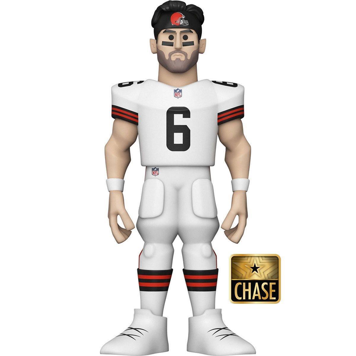 FUN57285 NFL: Browns - Baker Mayfield (with chase) 5" Vinyl Gold - Funko - Titan Pop Culture