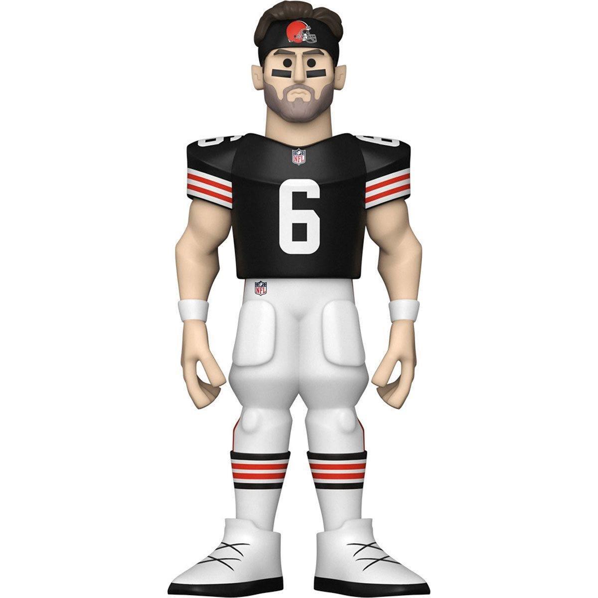 FUN57285 NFL: Browns - Baker Mayfield (with chase) 5" Vinyl Gold - Funko - Titan Pop Culture