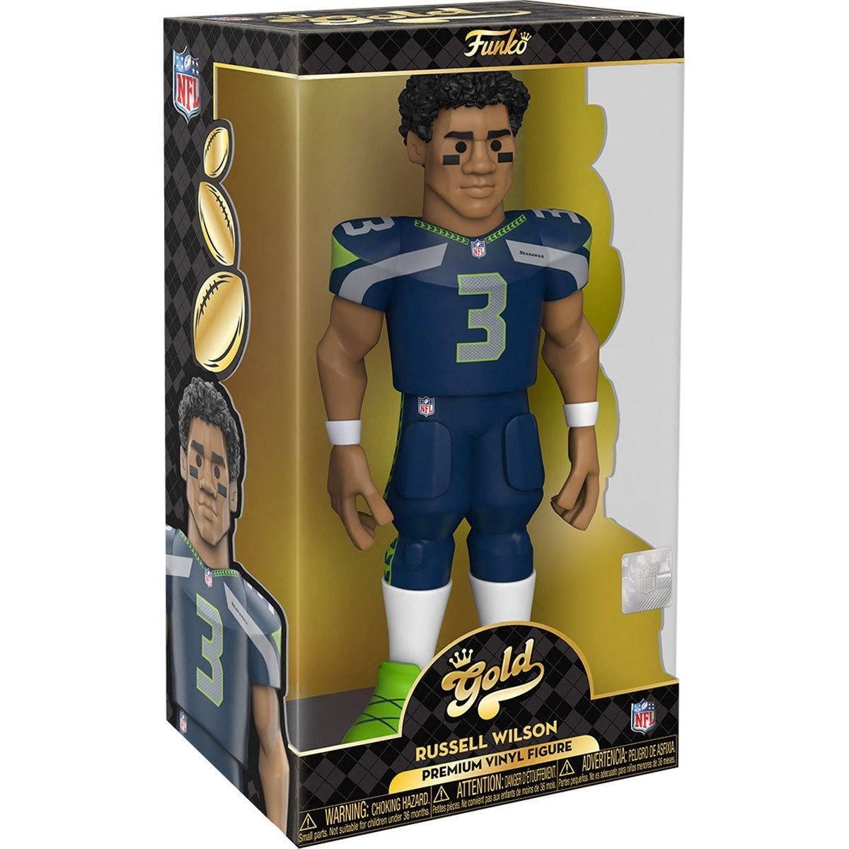 FUN57288 NFL: Seahawks - Russel Wilson (with chase) 12" Vinyl Gold - Funko - Titan Pop Culture