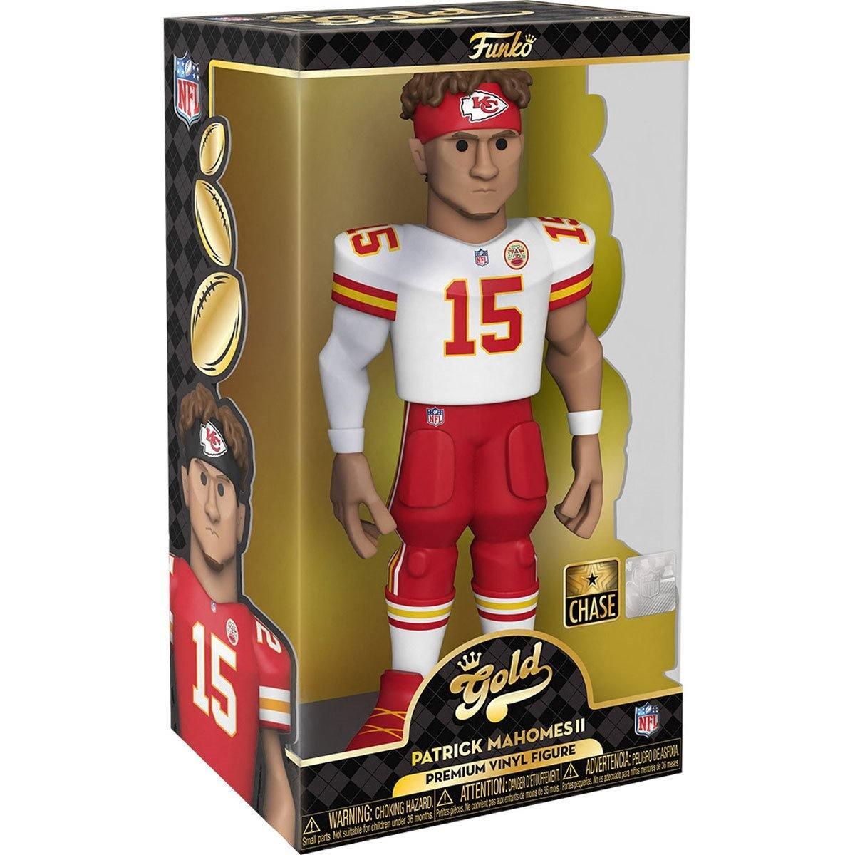 FUN57289 NFL: Chiefs - Patrick Mahomes (with chase) 12" Vinyl Gold - Funko - Titan Pop Culture